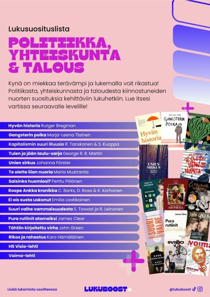 Politiikka, yhteiskunta ja talous