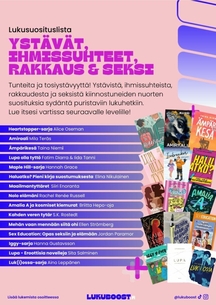 Ystävät, ihmissuhteet, rakkaus, seksi